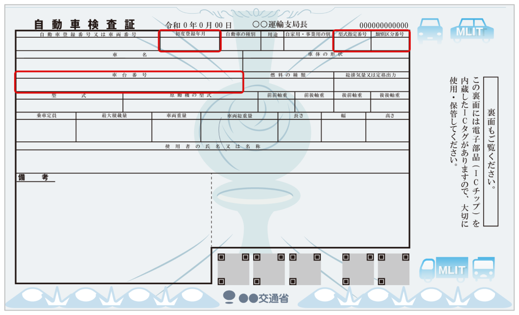 車検証